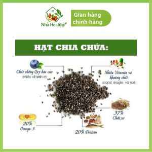 Thành Phần Dinh Dưỡng Nổi Bật Trà Gạo Lứt Hạt Chia