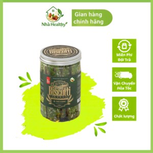 Bánh Biscotti Trà Xanh Healthy – Ít Calo, Giòn Ngon, Tốt Cho Sức Khỏe