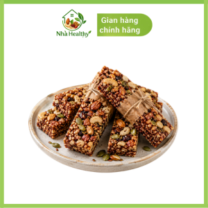 Kẹo gạo lứt kết hợp hạt dinh dưỡng healthy
