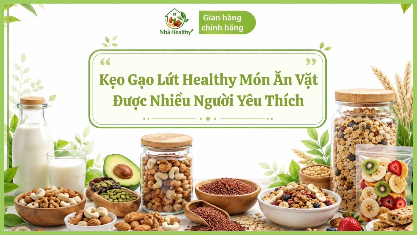 Kẹo Gạo Lứt Healthy Món Ăn Vặt Được Nhiều Người Yêu Thích