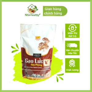 Kẹo gạo lứt đậu phộng